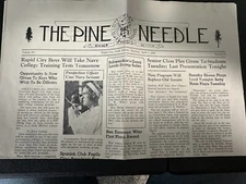 “The Pine Needle” Rapid City High School Student Newspaper 4/1/1943 War Years