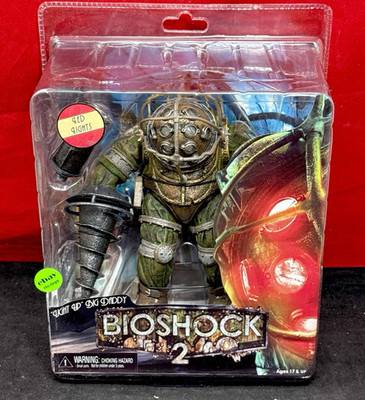 NECA Bioshock 2 Big Daddy Bouncer Led Lights Authentic Action Figure New