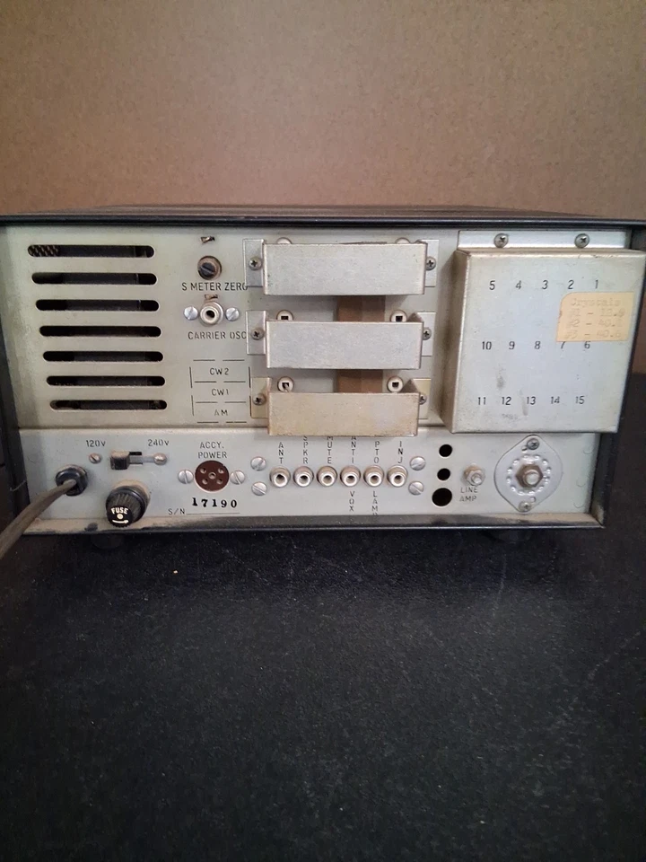 Drake R-4C HF Ham Band Receiver Communication C S/N 17190 #C5 - Image 4 of 4