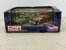 2000 Hot Wheels 100 Two Car Set Car Craft Green 69 Olds 442 Orange 63 Plymouth