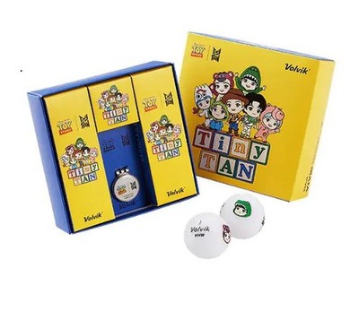 TinyTAN x Volvik Golf Ball 7 Pieces + Ball Marker gift Set BTS Character rare