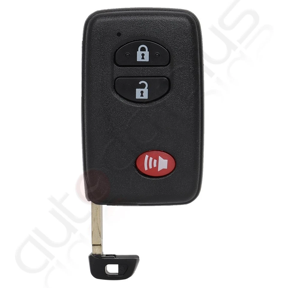 2 Remote Car Key Fob for Toyota Highlander RAV4 2008 2009 2010 2011-2013 Buttons - Image 3 of 4