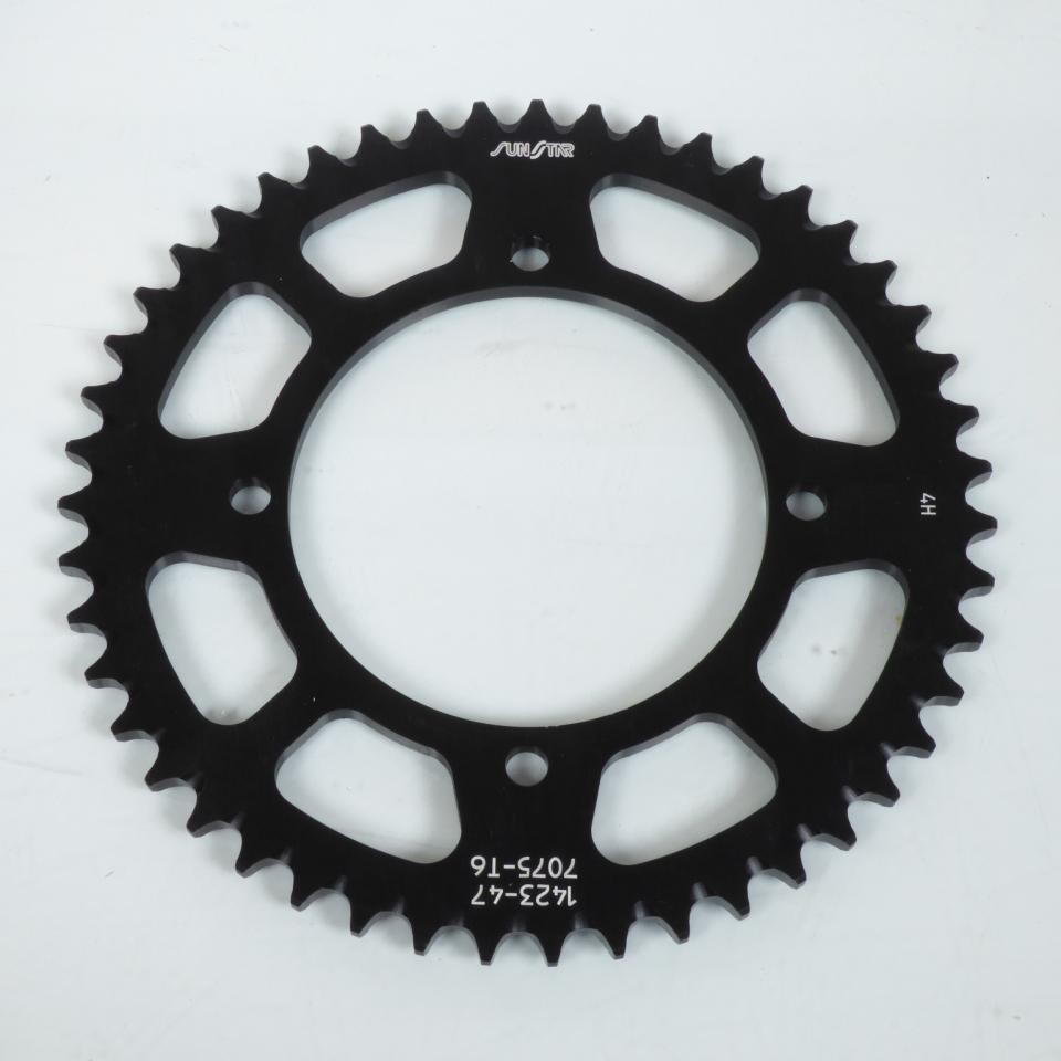 Couronne Sunstar 47 dents pour moto Kawasaki KX 85 de 2000 à 2020