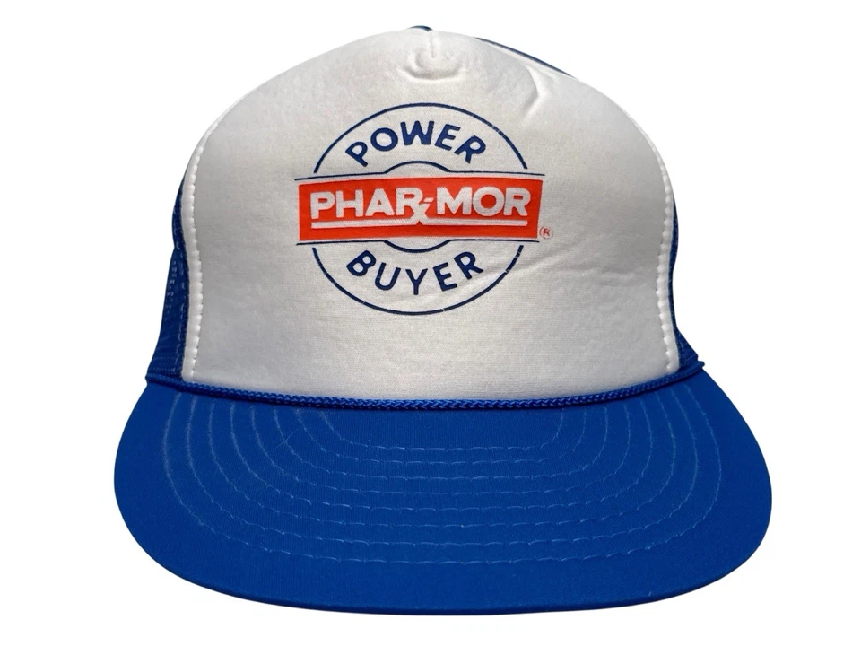 De colección Phar-Mor Droguería Comprador Eléctrico Camionero Gorra Malla Snapback EE. UU. Foto 2 de 4