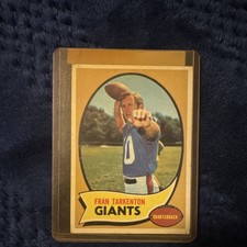 Topps 1969 Fran Tarkenton Giants Football Card Lot Vintage NFL - 1 Card