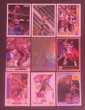 9 Dennis Rodman Cards Detroit Pistons