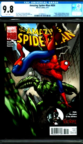 AMAZING SPIDER-MAN #654 KEY 1st Apperance AGENT VENOM (2011) Marvel CGC 9.8