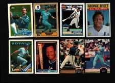 George Brett 1986 1987 1988 1989 1991 1992 Topps Stadium Club Baseball Cards