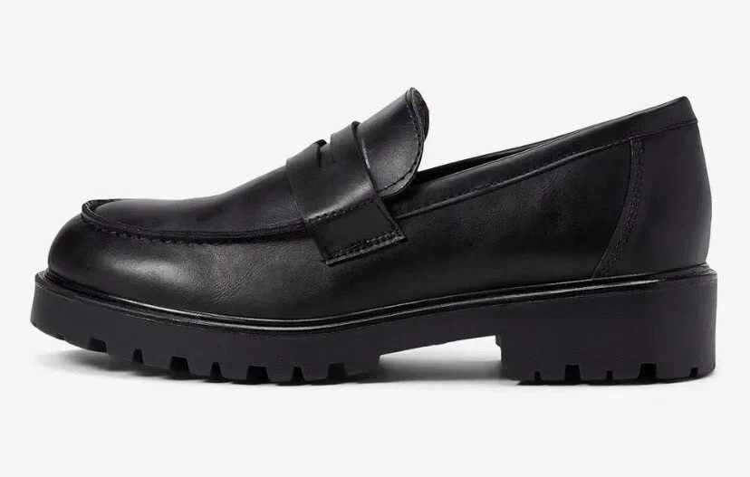 Steve Madden Womens Course Leather Lug Loafers Shoes - Image 3 of 4