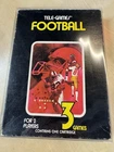TELE-GAMES FOOTBALL Video Game (Atari 2600) Complete CIB + Cartridge Box