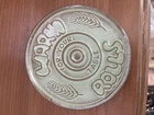 Vtg Frankoma Pottery 250 Warm Rolls Bread Heating Trivet HTF Prarie Green