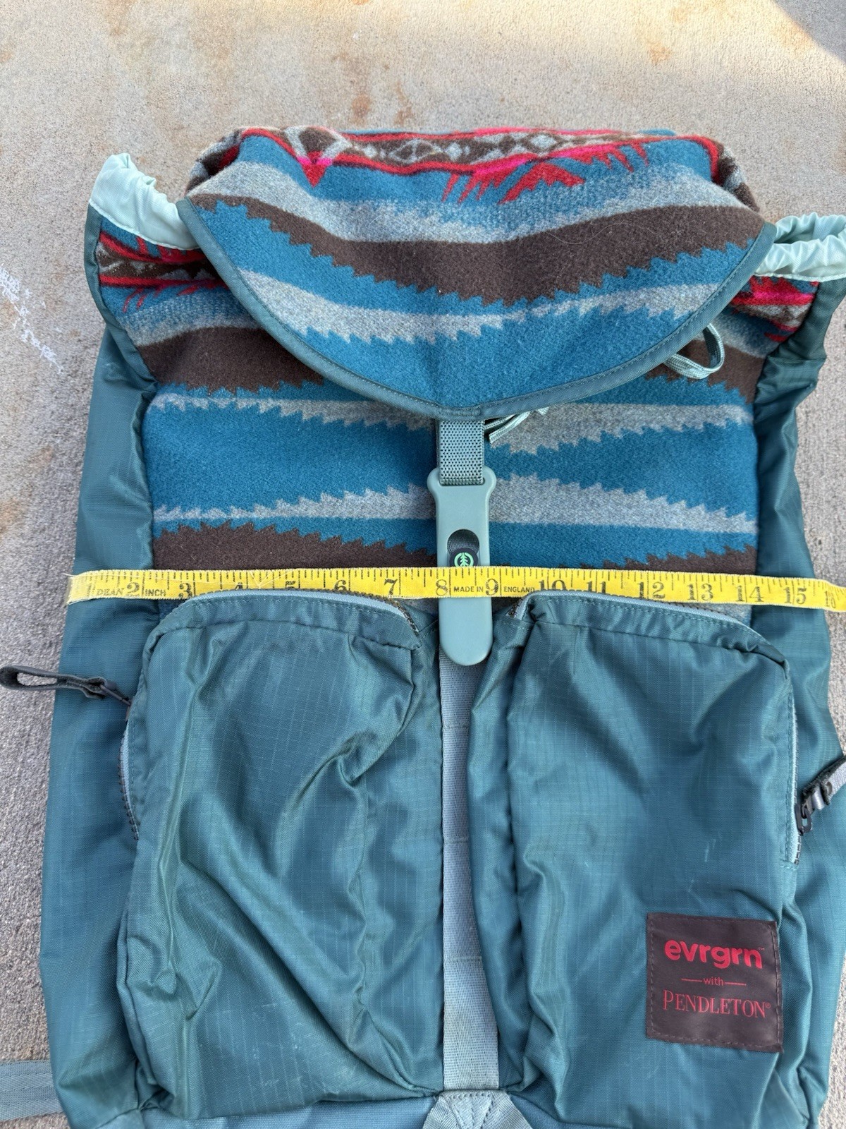 Pendleton Evrgrn Backpack Wool Nylon Backpacking … - image 6