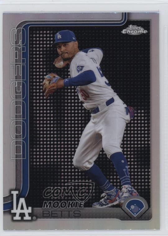 2025 Topps Chrome Lightboard Logo Refractor Mookie Betts #50