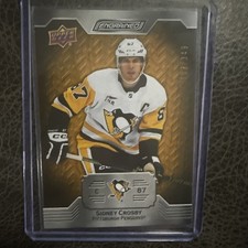 2023-24 UD Engrained Sidney Crosby Oak /349 Penguins
