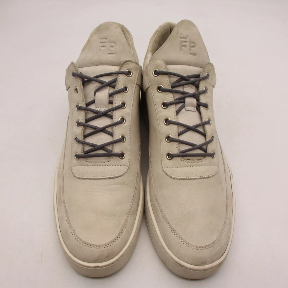 Заполнение частей кроссовок мужской размер ЕС 44 с белой кожи низкий верхний шнурует вверх - Изображение 2 из 4