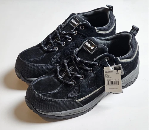 Zapato de Trabajo DieHard Jupiter 2 Para Hombre Puntera de Acero Talla 9 Negro Gamuza Cuero Parte Superior Baja - Imagen 1 de 4