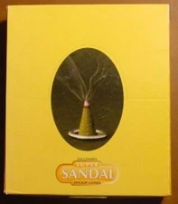 Super Sandal Cones - Box of 12 Packages (144 Cones Total) - Satya Sai Baba In...