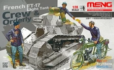 MNGHS005 1:35 Meng French FT-17 Light Tank Crew & Orderly (Figure Set)