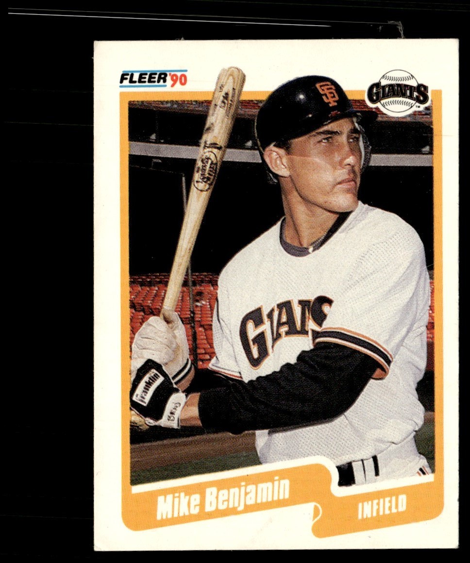 1990 Fleer Mike Benjamin Rookie San Francisco Giants #51