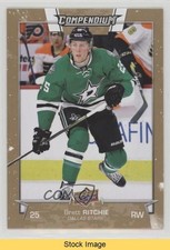 2017-18 Upper Deck Compendium Gold Brett Ritchie #385 READ a3q