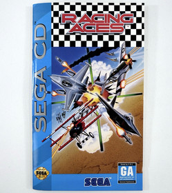 Racing Aces (Sega CD, 1993) Game Case Manual Registration Foam Insert - Tested