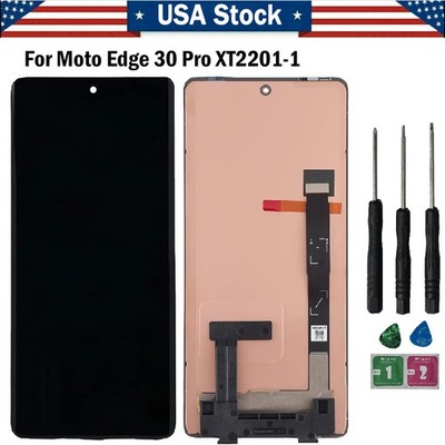 OLED For Motorola Moto Edge 30 Pro XT2201-1 LCD Display Touch Screen Digitizer