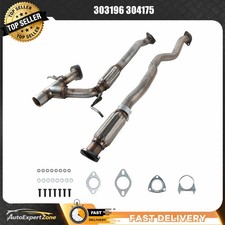 Exhaust Front Pipe With Flex Y Pipe Kit Fit For Jeep Cherokee 2014-2018 3.2l