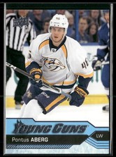 2016-17 Upper Deck Pontus Aberg Young Guns RC #211 Nashville Predators