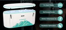 Ice Bathtub Cold Therapy Inflatable Plunge Pod XL 137 Gallons Sports Therapy