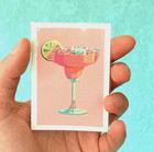 ACEO original,2.5x3.5 in, Margarita, Cocktail, Drink, Bar, Lime, Fruit, Food — photo 2