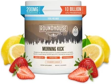 Roundhouse Provisions Morning Kick Power Greens Strawberry Lemonade 9.1 Oz