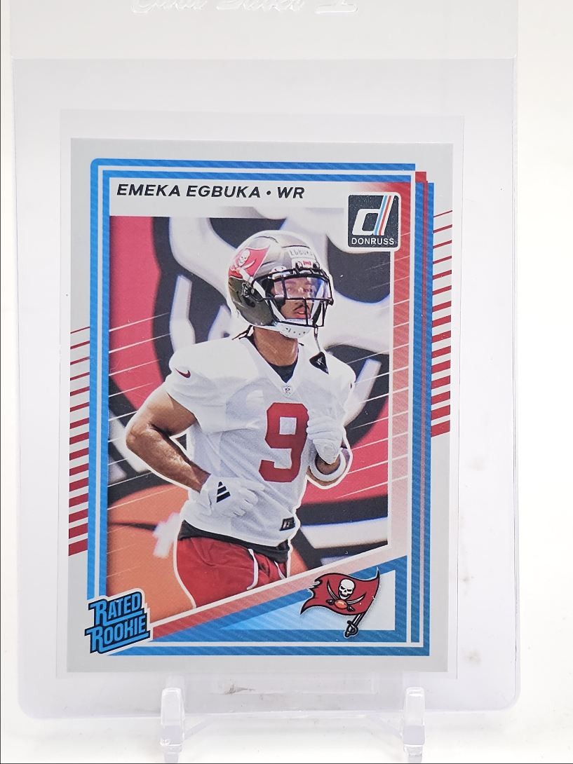 EMEKA EGBUKA 2025 DONRUSS RATED ROOKIE FOOTBALL BUCCANEERS RC Q5533