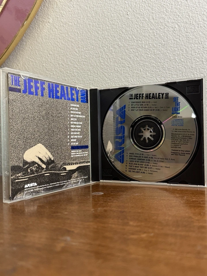 Jeff Healey Band – See The Light Album 1988 Blues Rock CD - Image 3 of 4