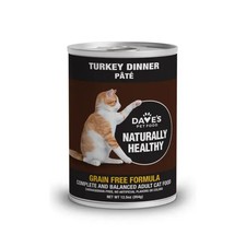 Daves Pet Food Turkey Dinner Pate Grain Free Cat 12.5 Oz 12.5Oz