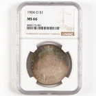 1904-O Morgan Dollar $1 MS66 NGC *Gorgeous Toning!! 31314