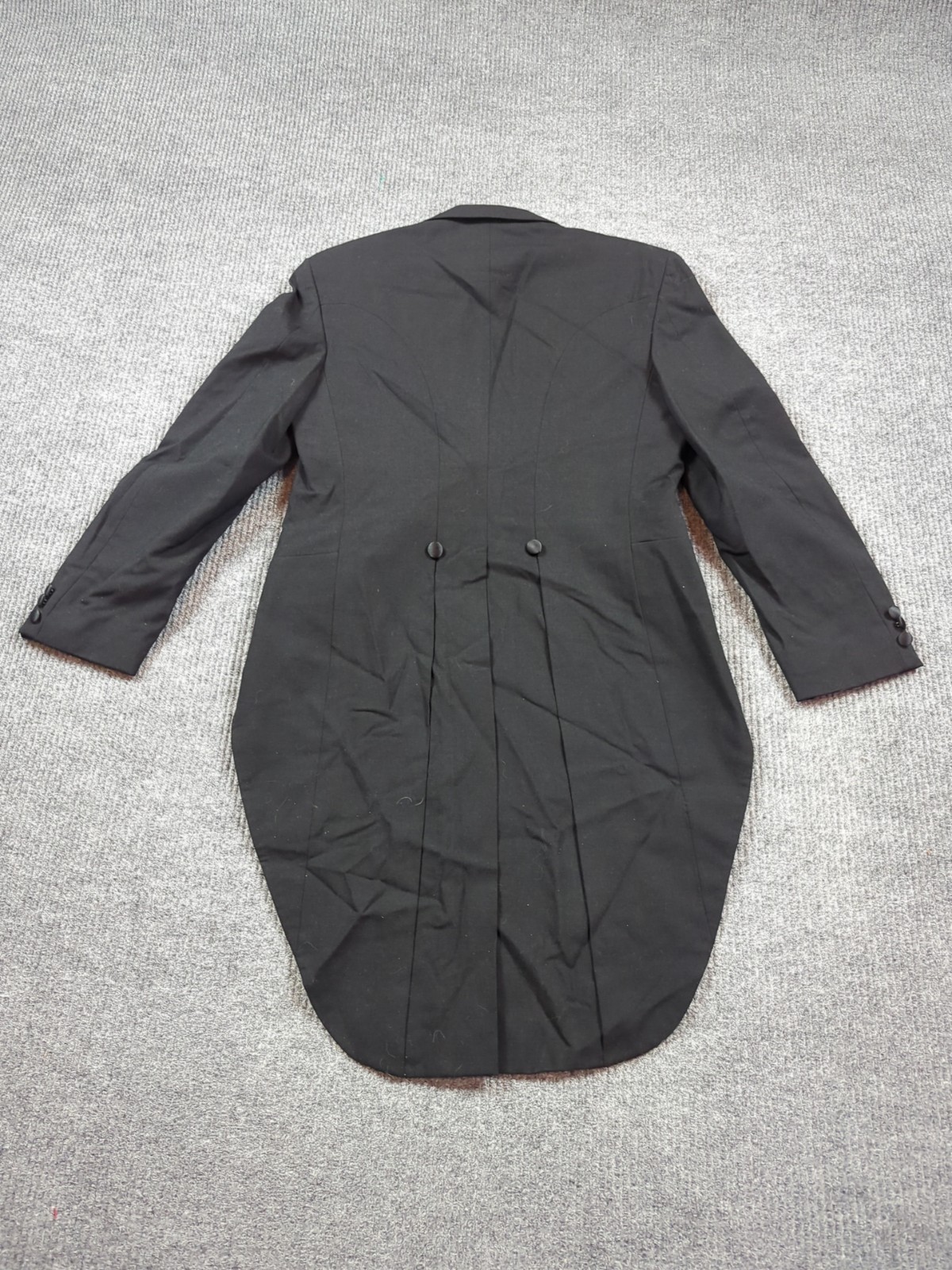 Vintage Christian Dior Monsieur Tuxedo Jacket Tailcoat Mens 39L Black thumbnail 5
