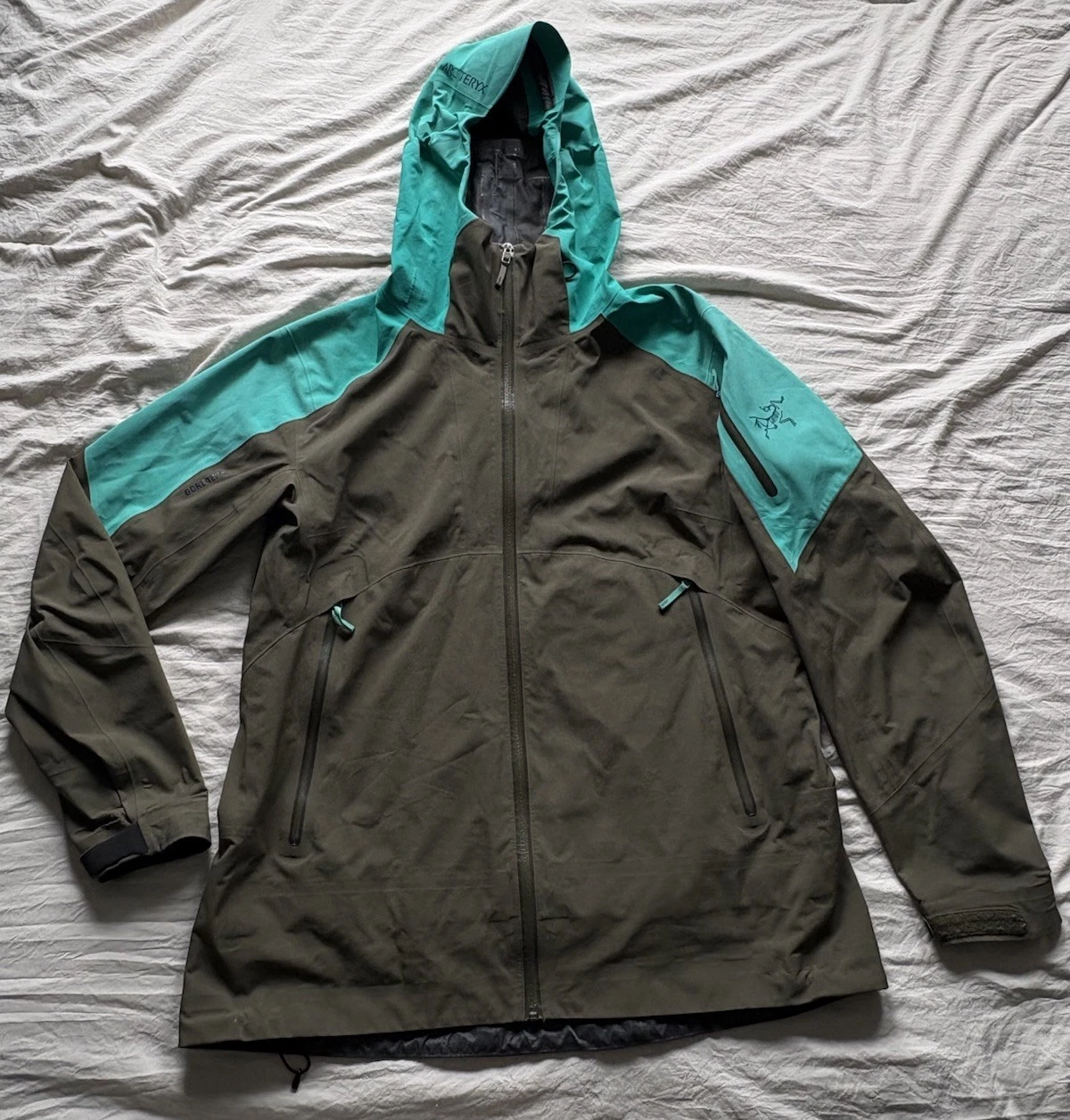 Arc'teryx Sentinel Gore-Tex Recco Jacket Women’s XL Army Green/Teal