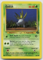 Oddish 58/64 Jungle Unlimited Common Pokemon TCG