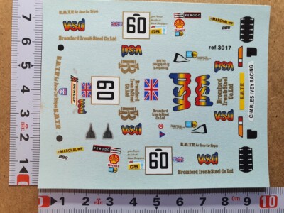 DECALS 1/43 PORSCHE 935 K3 #60 ''CHARLES IVEY RACING'' LE MANS 1982 - DCC14338