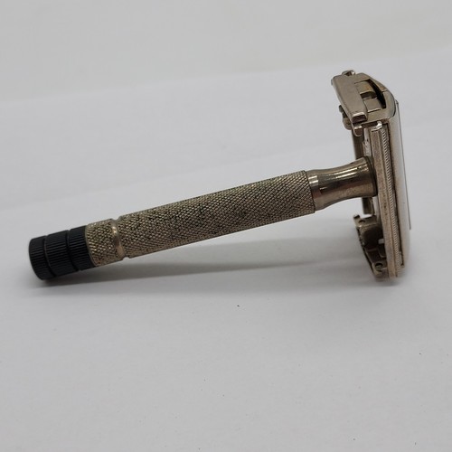 Rasoir de sécurité vintage 1951 Gillette pointe noire super vitesse DE W4 avec étui - Photo 6/24