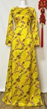 ao dai vietnamese dress not with pant  lua van go in 3D FINAL SALE
