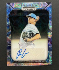 2019 Panini Prizm Draft Picks - Ryan Garcia #71 UCLA - Blue Scope Prizm AUTO /25
