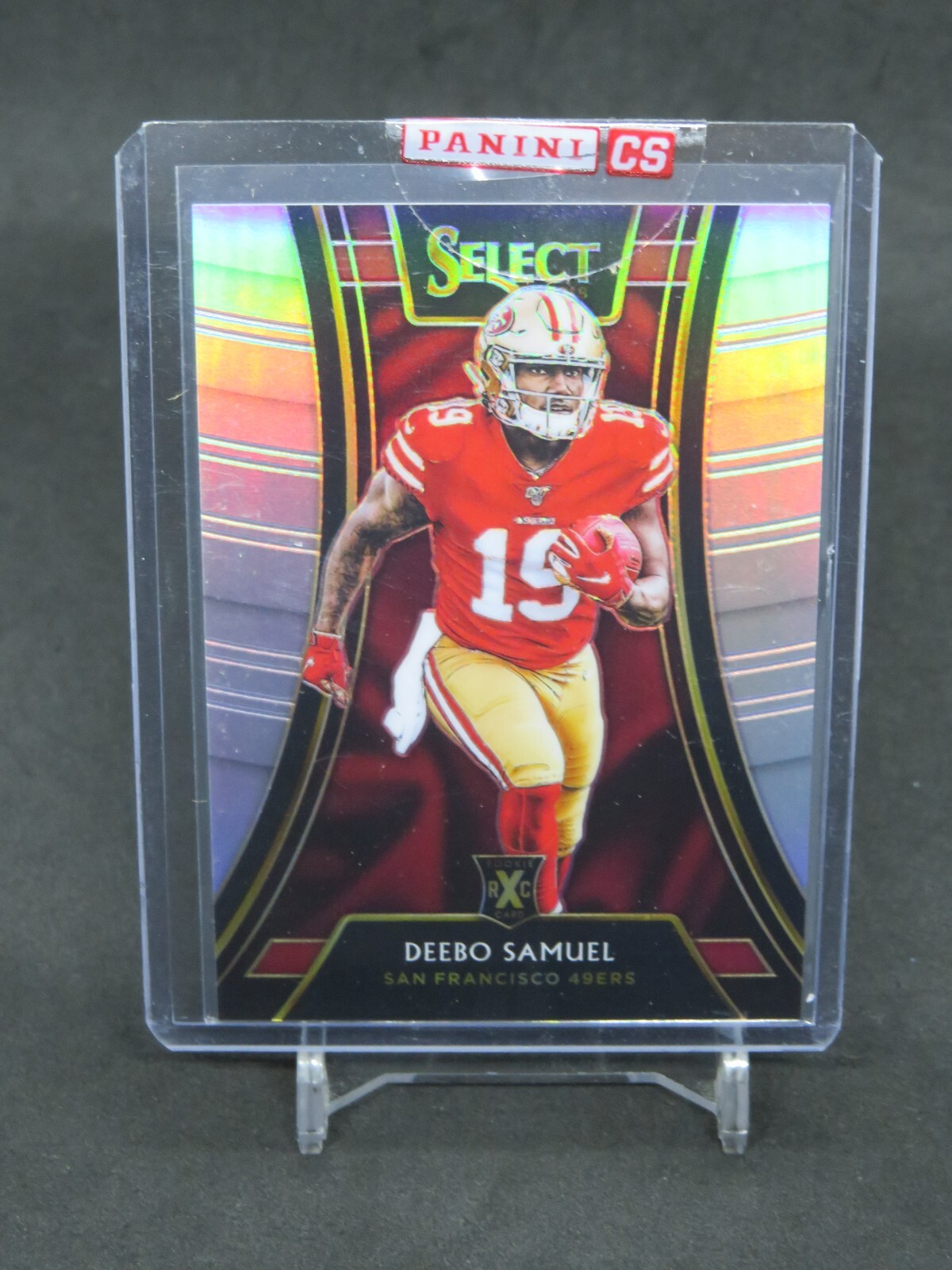 2018 PANINI SELECT DEEBO SAMUEL XRC SILVER RC SAN FRANCISCO 49ERS CK3