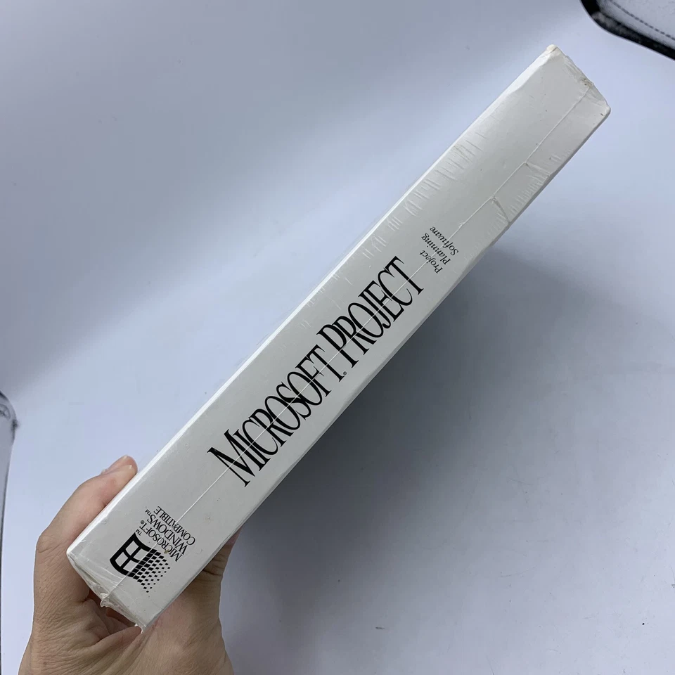 NOS Microsoft Project Upgrade Version 4.0 For Windows 3.5" Disks FACTORY SEALED - Image 4 of 4