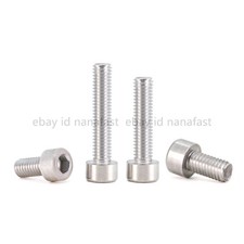 Bulloni a brugola in lega di alluminio 6063 viti testa a bussola esagonale M2 M3 M4 M5 M6 M8 M10