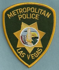 LAS VEGAS NEVADA METROPOLITAN POLICE SHOULDER PATCH