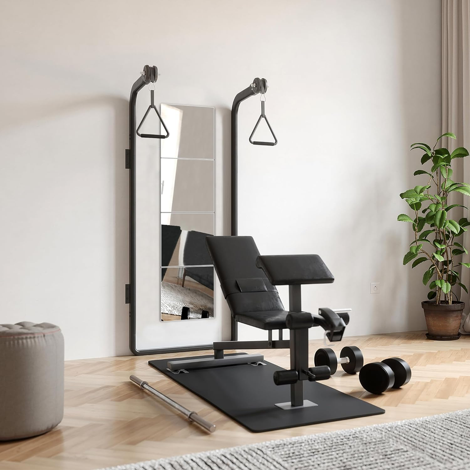 Unbreakable Wall Mirror Full Length Mirror Tiles,Long Mirrors for Wall