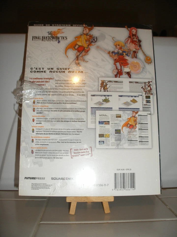 GUIDE OFFICIEL FRANÇAIS FINAL FANTASY TACTICS ADVANCE - NEUF - UNIQUE ! - Image 2 of 4