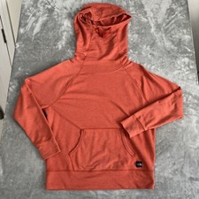 The North Face Women s Medium Coral Hoodie Sweatshirt Turtleneck Funnel Neck