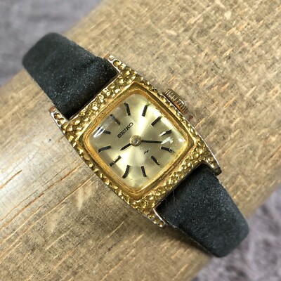 Leather Strap Vintage Seiko Self Winding Watch Vintage Seiko Women